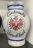 (Bild für) Eintracht Frankfurt Bembel rot mit eigenem Text