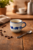 (Bild für) Espressotasse Bembel grau blau