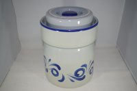 (Bild für) Rumtopf Gaertopf 8 Liter grau blau