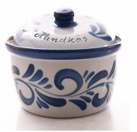 (Bild für) Handkäs Topf 500 ml blau grau