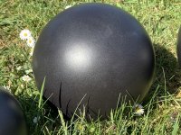 (Bild für) Kugel schwarz matt mittel
