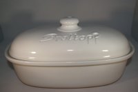 (Bild für) Brottopf 30 cm weiss glänzend