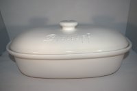 (Bild für) Brottopf 40 cm weiss glänzend