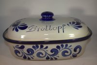 (Bild für) Brottopf 30 cm grau blau
