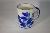 (Bild für) Büro Tasse Salzglasur grau blau neutral