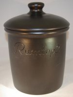 (Bild für) Rumtopf 5 Liter schwarz matt ohne Henkel