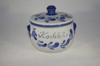 (Bild für) Kochkäs Topf 500 ml blau grau