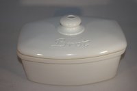 (Bild für) single Brottopf weiss glänzend