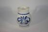 Trink Bembel grau blau 250 ml