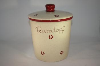 Rumtopf 3 Liter Rubin ohne Henkel
