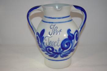 Pokal Bembel mit zwei Henkeln mit Logo