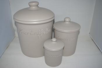 Set Persa grau Kartoffel Zwiebel Knobi grade ohne Henkel