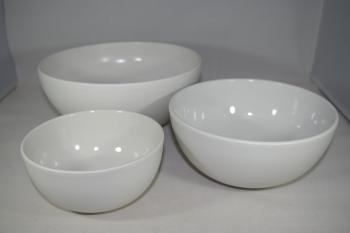 Set Bowls weiss matt