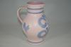 1 Liter Bembel rosa blau