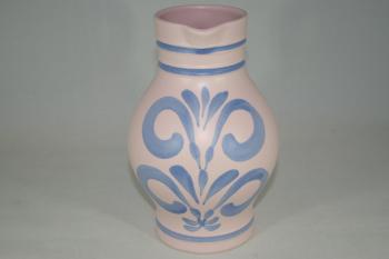 1 Liter Bembel rosa blau