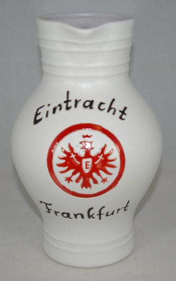 Eintracht Frankfurt Bembel weiss matt