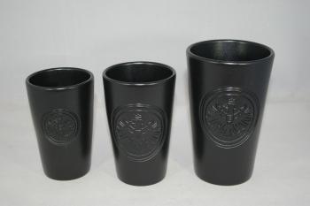 Eintracht Frankfurt Becher schwarz matt