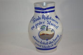 1 Liter Bembel mit Spruch