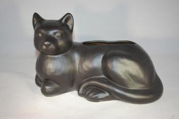 Katze Schwarz matt
