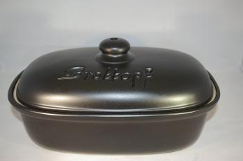 Brottopf 30 cm schwarz matt