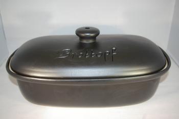 Brottopf 40 cm schwarz matt