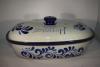 Brottopf 40 cm grau blau