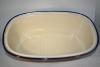 Brottopf 40 cm grau blau
