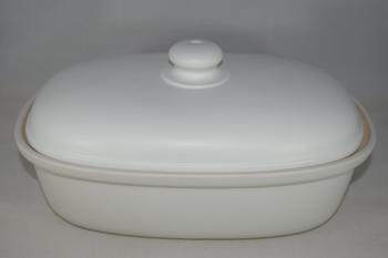 Brottopf 30 cm weiss matt ohne Text