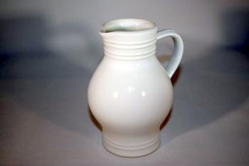 0,5 Liter Bembel weiss glänzend